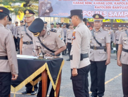 Kapolres Sampang Pimpin Sertijab Empat Pejabat Strategis